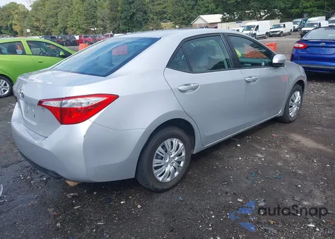 2014 Toyota Corolla L from USA, damaged, VIN 5YFBURHE1EP134014